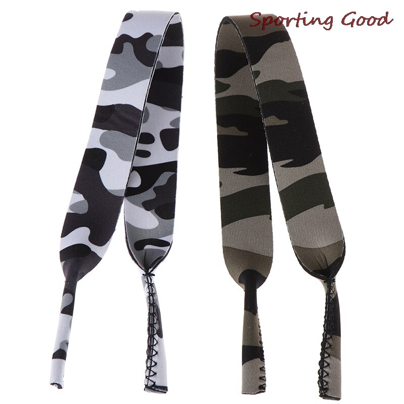 Lanière pour lunettes de soleil, motif camouflage, cordon de cou, sangle pour lunettes de sport, chaîne