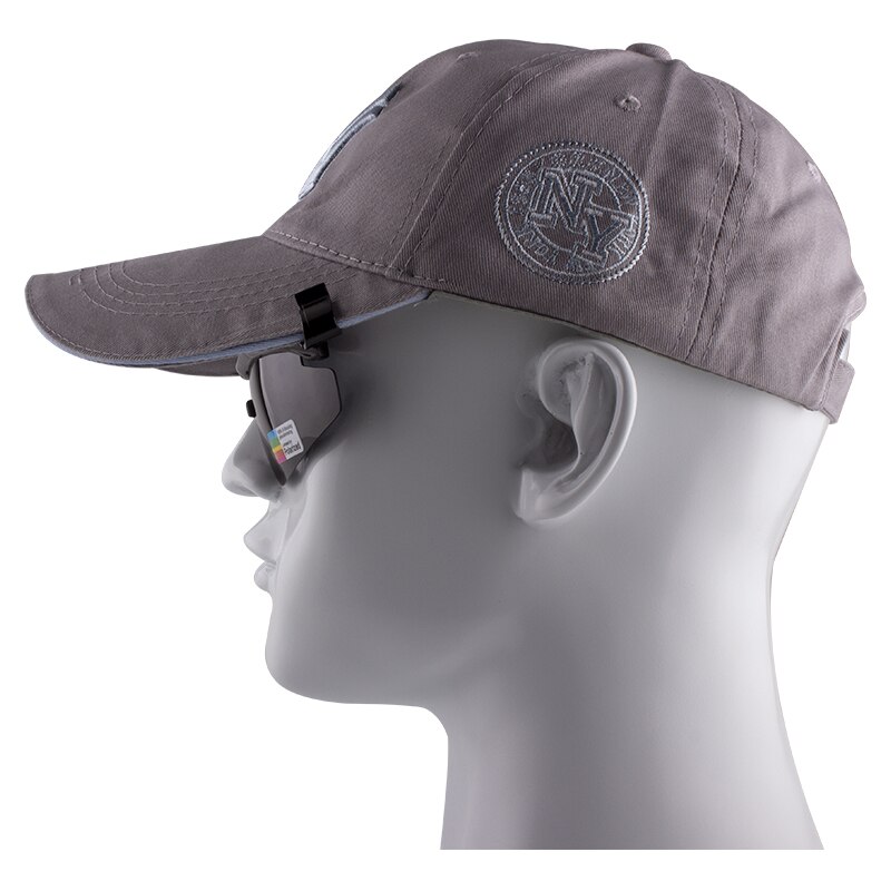 XQ-HD XQ-114A Flip Polarized Sunglasses Suitable Baseball Golf Hat Attached Wrap Over Glasses For Fishing