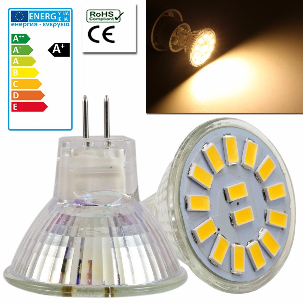 10 stks Set 4 w LED Lamp Energiebesparing AC/DC 12-30 v MR11 GU4 5733 SMD led Spotlight Spot Lamp Cool/Warm Wit