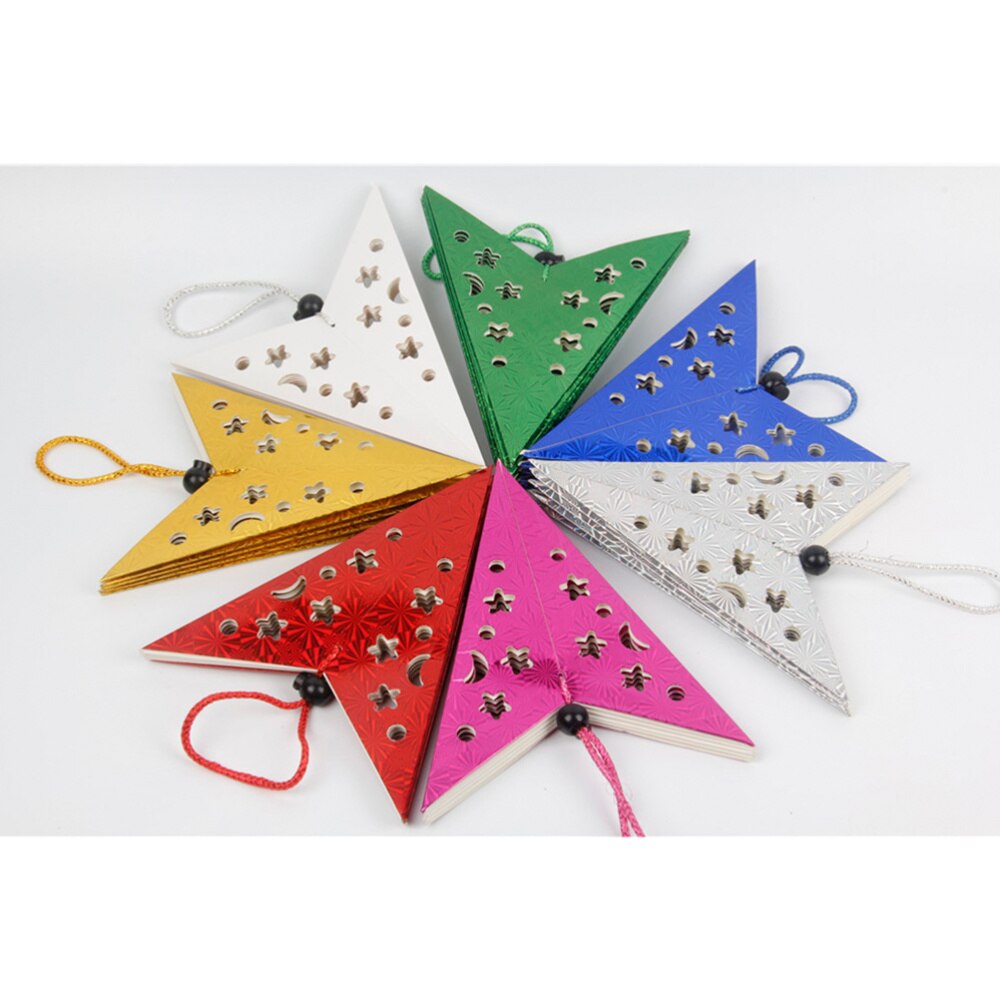 5PCS 30CM Paper Star Light Hollow Paper Star Lampshade Decoration Ornament Lantern Lamp for Party