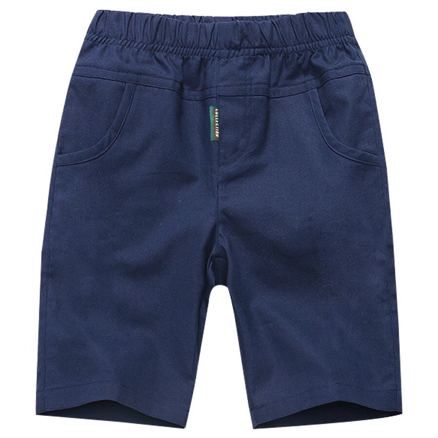 Coton court enfants garçon été décontracté solide Shorts enfants plage courte adolescent école bas 110-160cm pantalon