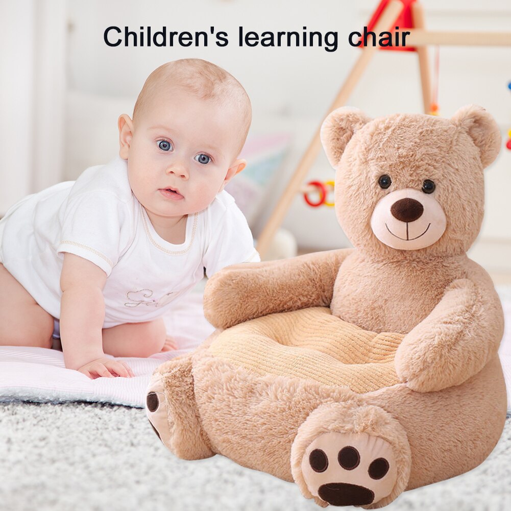 Newborn Baby Sofa Cover Cute Animals Learning to Sit Kids Seat Cover Seat Support without Filler Infants Feed Chair Skin Cover