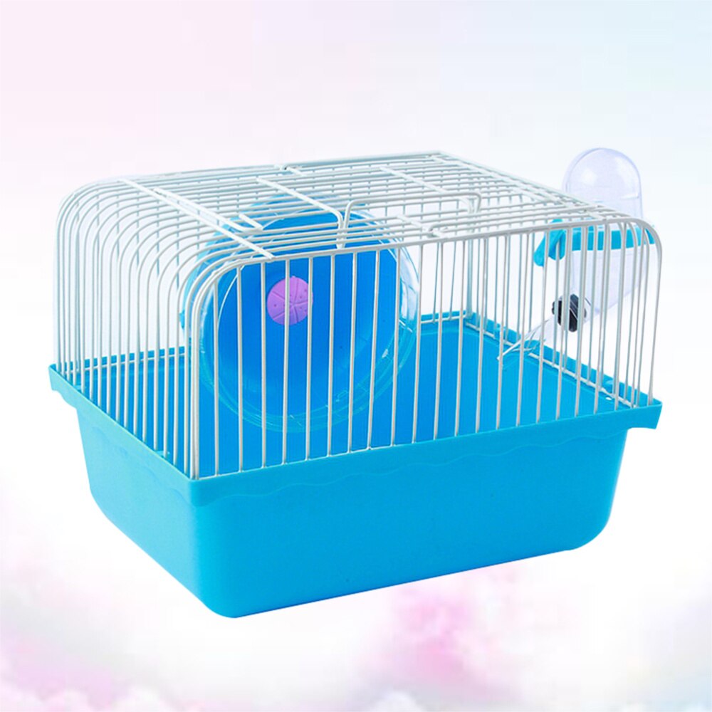 Cage à Hamster Portable, petit animal domestique, Chinchilla, maison de voyage (bleu)