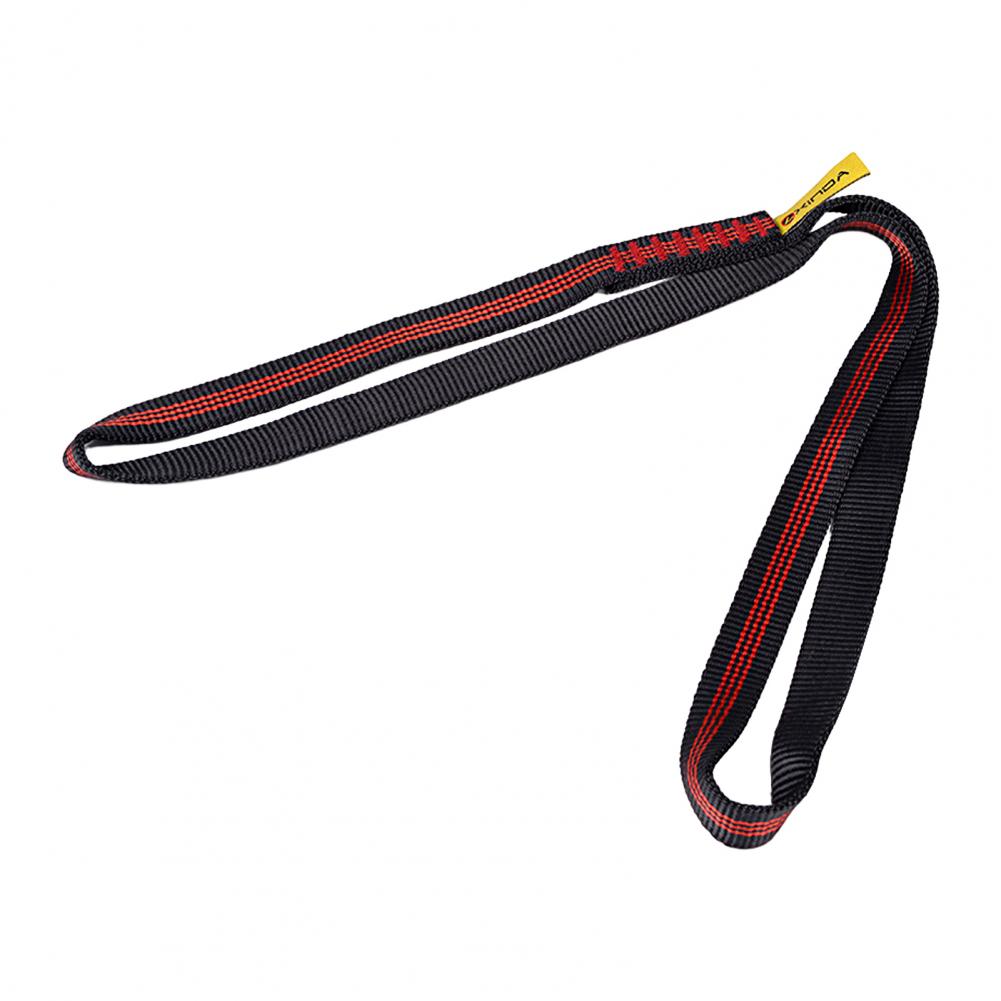 XINDA 180cm 22KN Rock Climbing Rope Safty Climbing Belt Climbing Webbing Outdoor Aerial Work Mountaineering Rappelling Sling: green