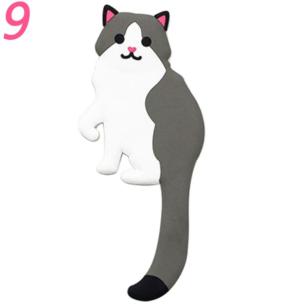 Ihana sarjakuva kissa panda pentu eläimet irrotettavat pestävät itseliimautuvat tarttumattomat avaimet koukkupidike telineet jääkaapin tarrat: 9