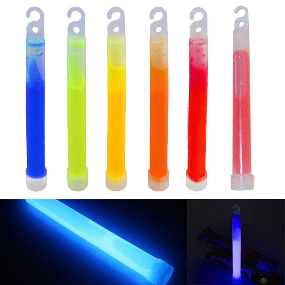 Barra luminosa de 6 pulgadas para productos químicos, barra de luz multicolor para decoración de emergencia, acampada, fiestas, clubes, suministros químicos fluorescentes, 10 unids/lote