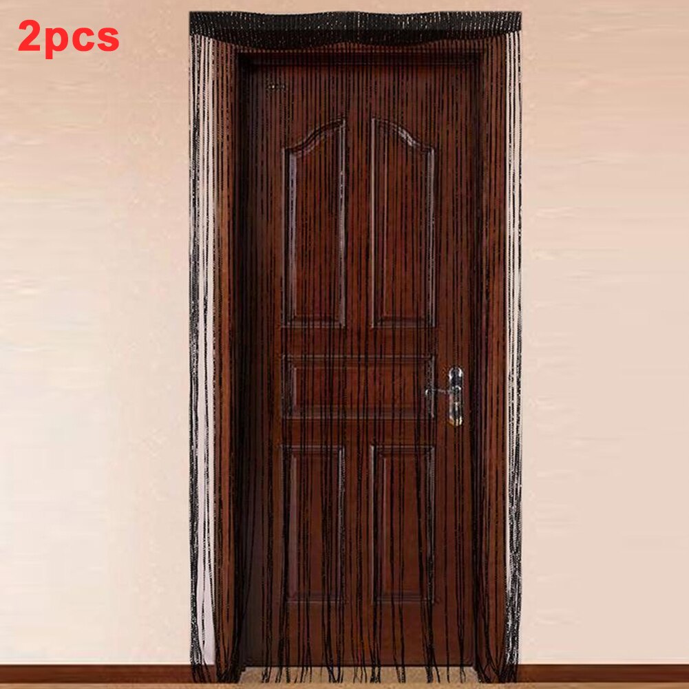 Luxury String Curtains Door Shiny Patio Bedroom Fringe Fly Screen Hanging Room Divider Window Wedding Home Decor