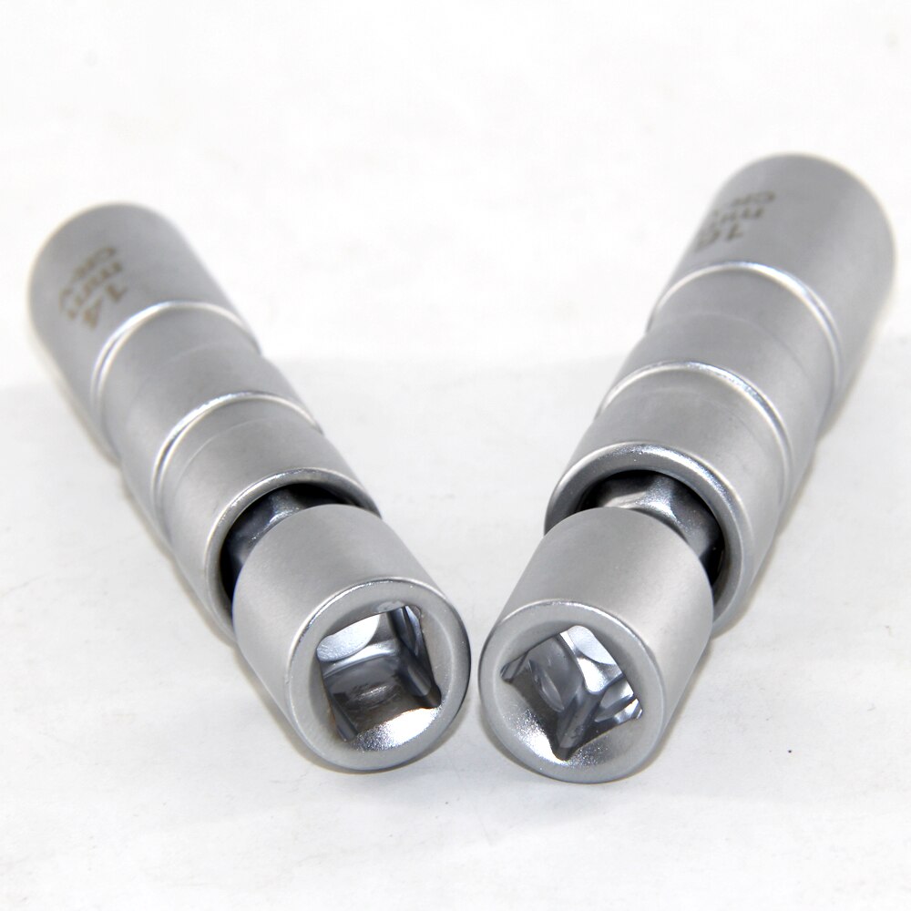2 stk tændrørs slingre fatning 3/8in.  drev 95l 12 punkt crv topnøgle 14mm 16mm