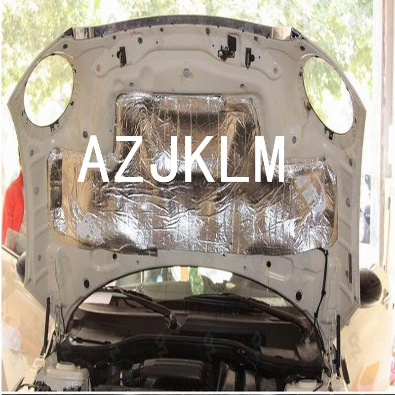 1mx1m Kit White 5mm Thick Sound Control Sound Proofing Thermal Aluminum Anti Vibration Mat Self Backed Adhesive Sheet