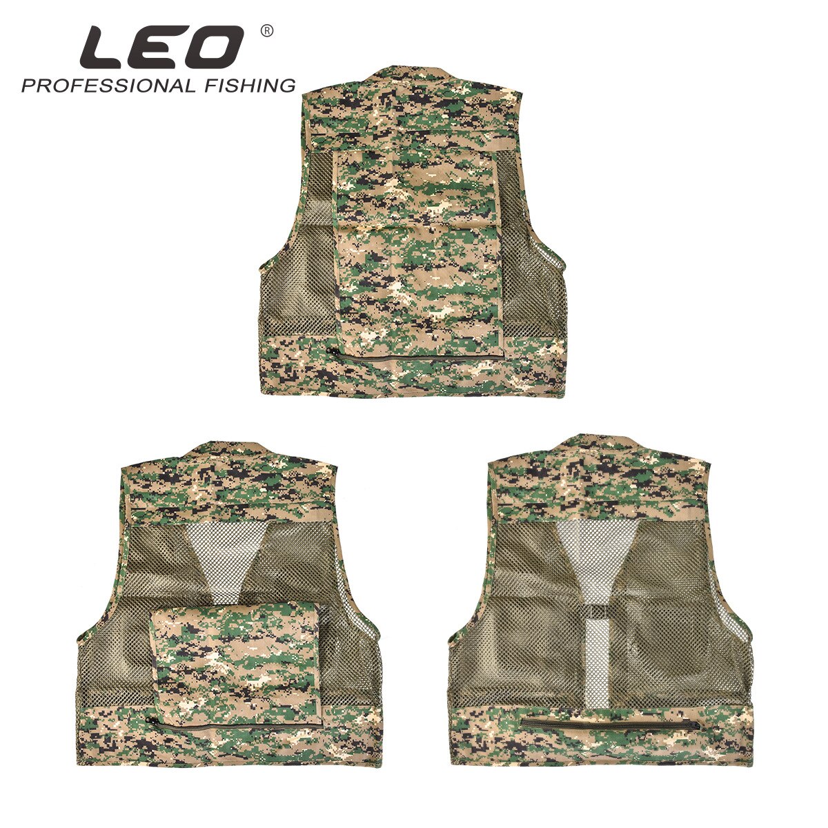 Fishing Photography Vest Summer Multi Pockets Mesh Jackets Quick