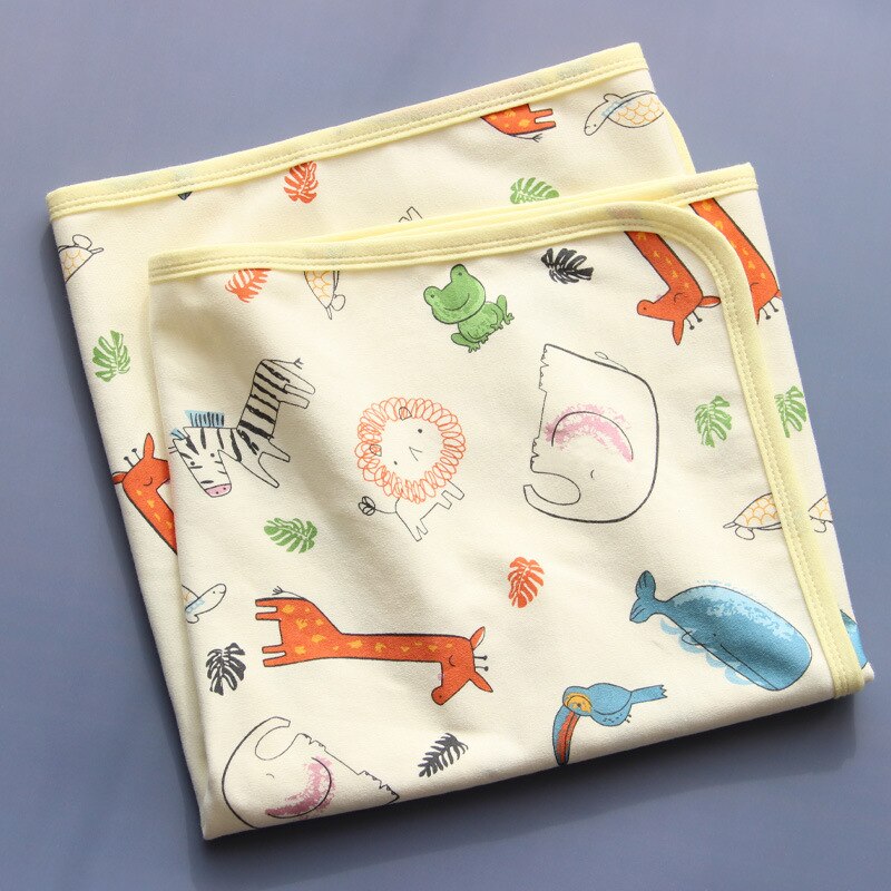 Waterdichte Baby Sheet Urine Mat Katoen Bamboe Baby Wieg Beddengoed Cover Wasbare Luier Nappy Changging Pad Liner 80X100cm: 1