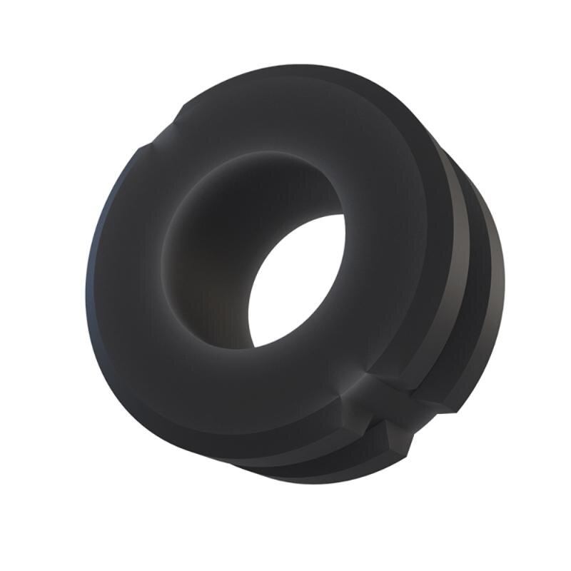 Neck Face Toning Jaw Exerciser Muscle Train Facial Food-grade Circular Silica Gel Exercise Ball Muscle Trainin Fitness Ball: Black