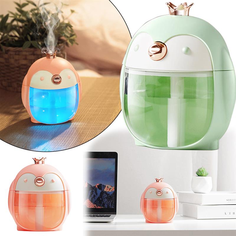 300ml cartoon usb luchtbevochtigers ultrasoon koele mist aroma lucht romantische lamp luchtbevochtiger jaar / kerst apparaten