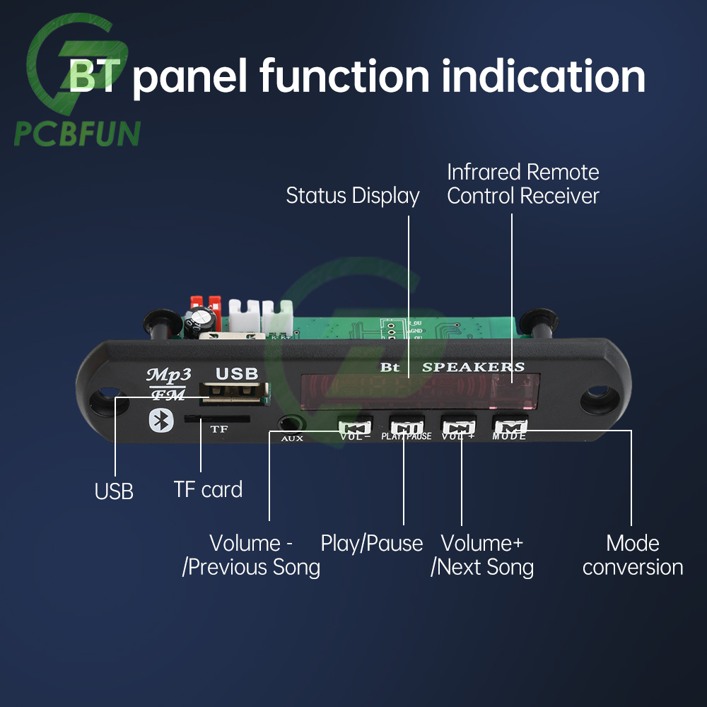 DIY Bluetooth Speaker Kit with FM Radio DIY Soldering Project Practice Solder Assembly DIY Electronic Kit Component 2*3W Speaker