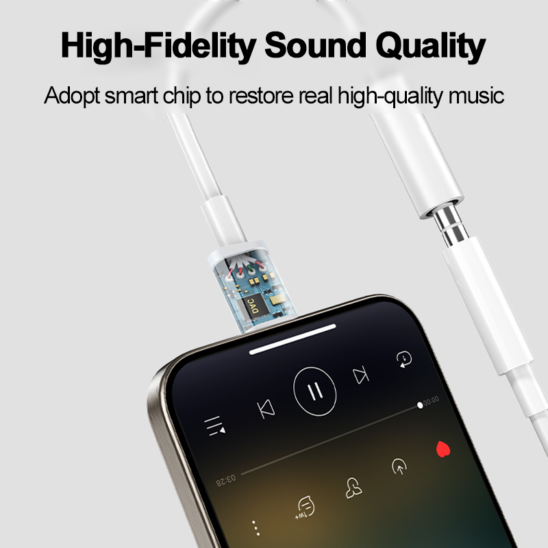 Adaptateur Audio Aux pour prise casque iOS vers 3.5 MM, accessoires pour écouteurs, adaptateur de téléphone pour iPhone 14 13 12 11 X Pro Max iPad