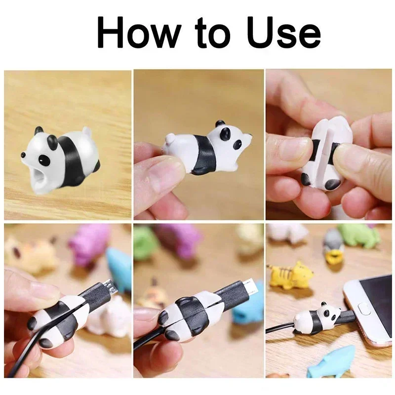 Oplader Kabel Beschermer Organizer Oortelefoon Kabel Beschermer Dier Usb Beet Winder Usb Kabel Beschermers Oplader Lijn Organisatie