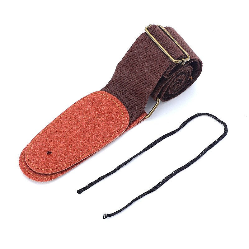 Fender Fender Suspender Strap Folk Music Acoustic Guitar Suspender Strap Fanta Electric Guitar Suspender Strap Suspender Strap M: Pure Cotton Suspender Strap Coffee