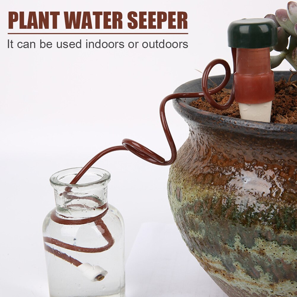 3pcs Outdoor Indoor Garden Potted Plant Self Dispenser Automatic Watering Device Drip Irrigation Plant Garden Tools