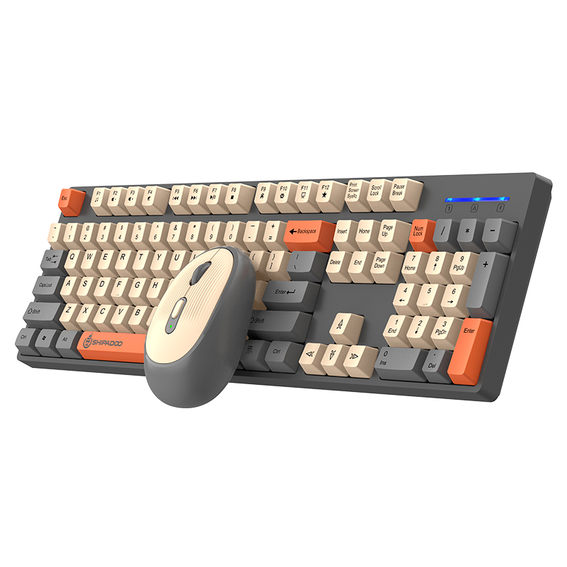 2,4 G Wireless Tastatur Maus Combo Ergonomie Magic Girl's Business Gaming Tastatur Maus für Laptop Büro PC Gamer Computer
