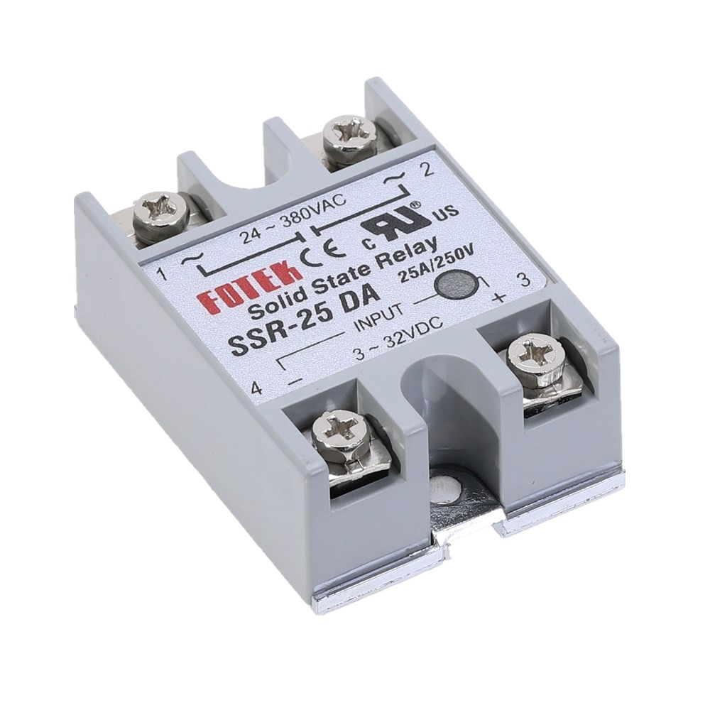 Solid State Relais SSR-25DA 25A Eigenlijk 3-32V Dc Naar 24-380V Ac Ssr 25DA Relais solid State Resistance Regulator