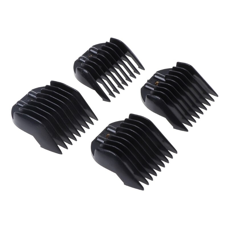 4Pcs Universal Hair Clipper Limit Combs Guide Guard Attachment Size 3.6.9.12mm