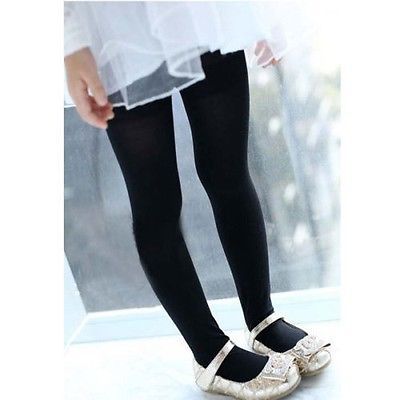 7 colors girl pure color girls Toddler classic Tight 5-10 Years children trousers baby kids Tights: Black