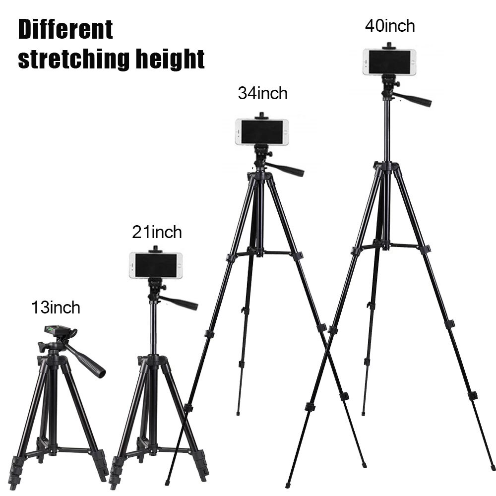 Flexibele Telefoon Statief Voor 40Inch Universele Fotografie Stand Voor Bluetooth Afstandsbediening Lichtgewicht Video Camera Telefoon Statief