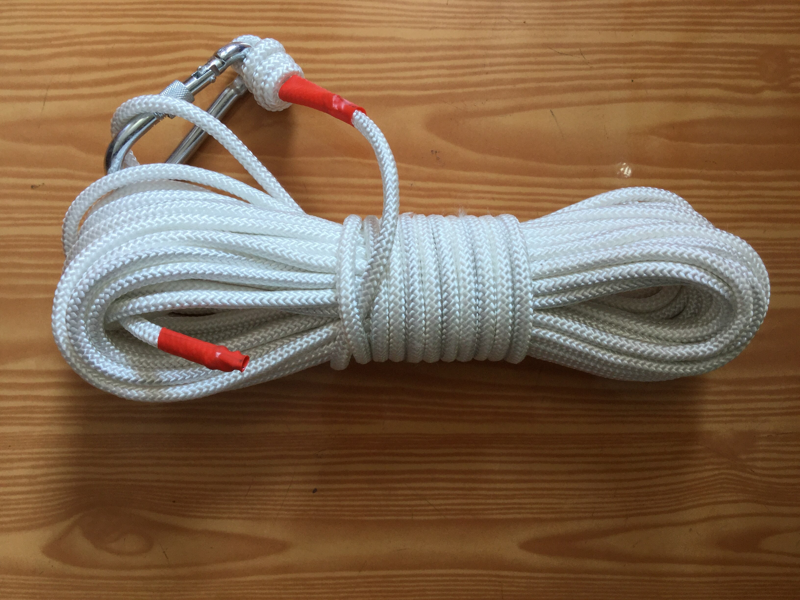 Corde métallique pour escalade 20M diamètre 8mm | Corde de Camping de sécurité et de haute résistance pour escalade et randonnée, échappement pour la lutte contre le feu