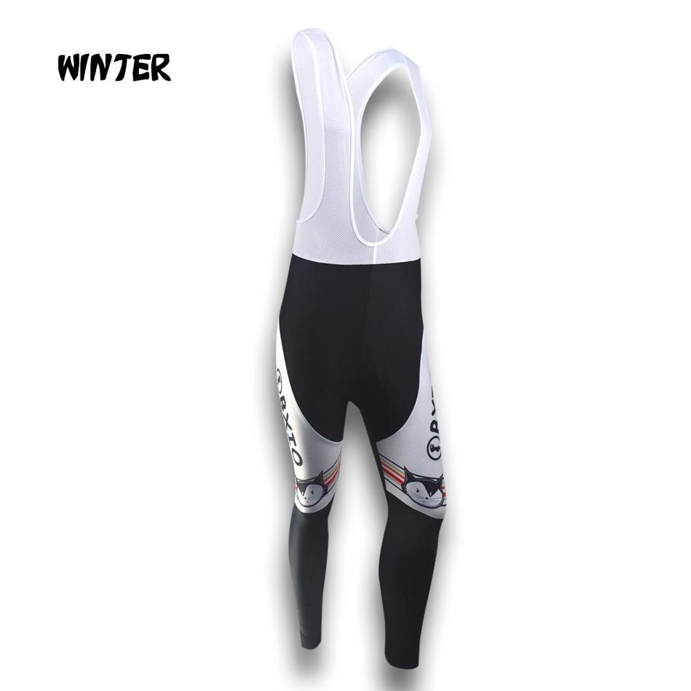Bxio sykkelbukse pro lange sykkelbukser høst/vinter pustende sykkel sportsklær pantalones de ciclsmo bx -079- p: Vintertype / M
