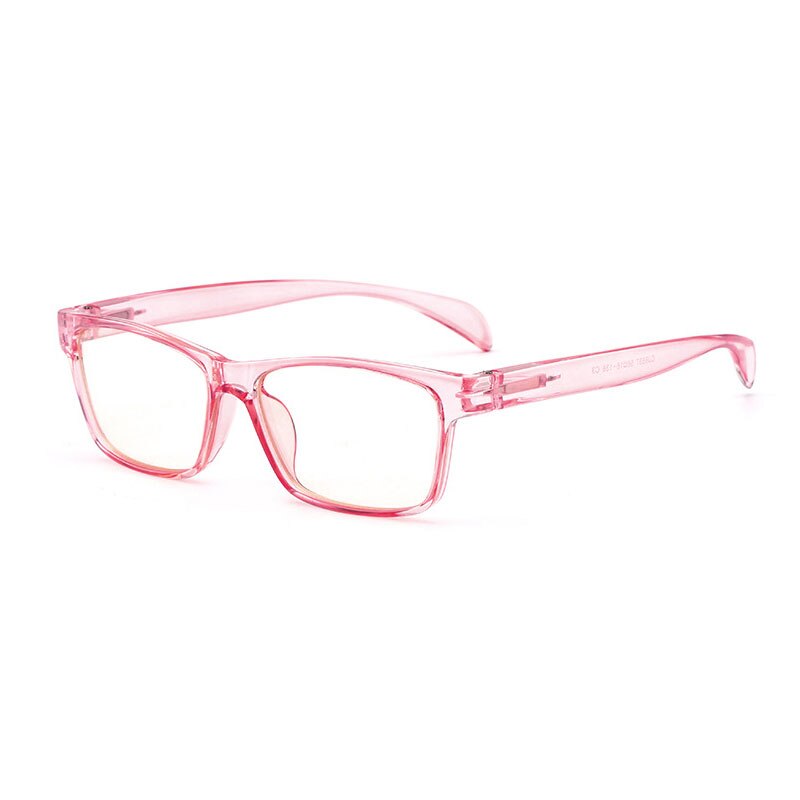 de plástico gafas marco cuadrado de hombre y mujer Anti-Luz Azul lentes templo Flexible piernas óptico Eyewears