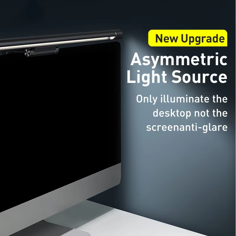 Baseus USB Light Computer Screen Hanging Lamp Pro LED Desk Table Lamp Upgrade Stepless Adjustment Monitor USB Reading Light