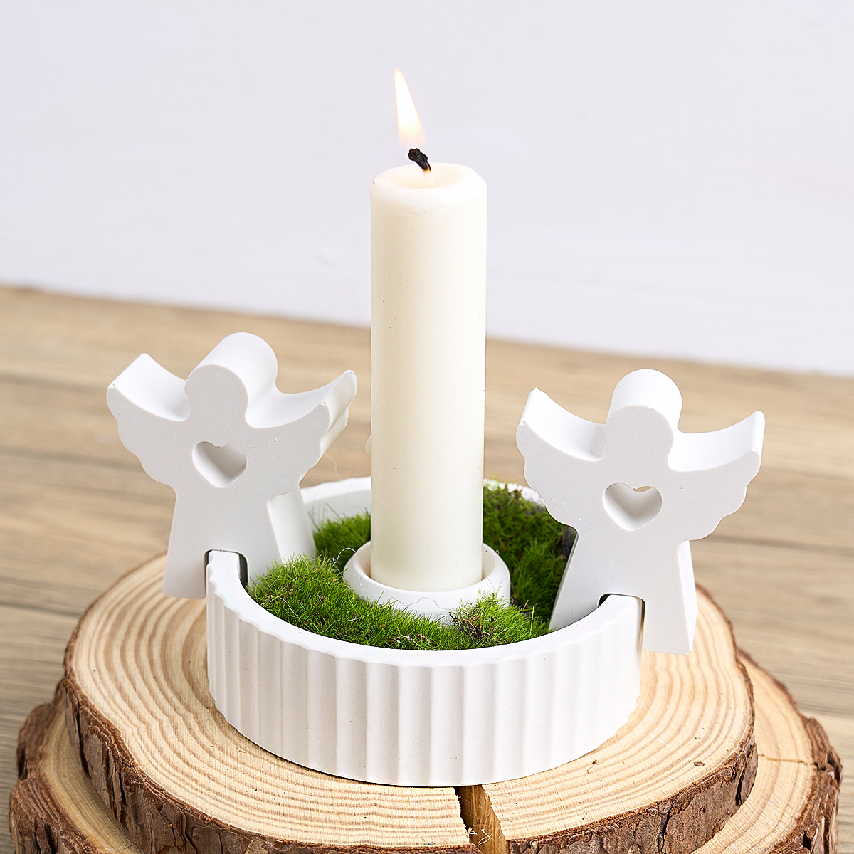 Portavelas redondo de hormigón, molde de silicona, candelabro brillante a rayas, molde de resina, fabricación de yeso, artesanales, suministros de decoración del hogar
