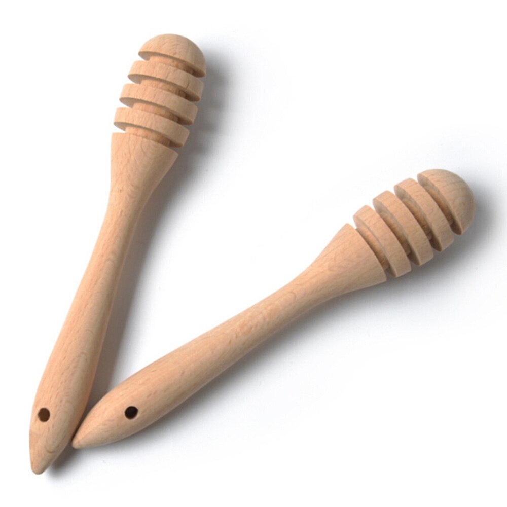 Livé ® Honinglepels Hout - 5 Stuks - Mini Lepel Voor Honingpot Bruiloft Bedankjes Honinglepel Hout