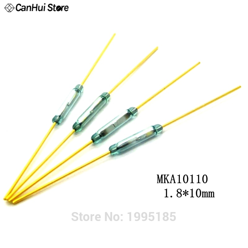 20Pcs Magnetic Glass Reed Switch 2 X14 Mm Normally Open N/O 2-Pin Low Voltage Smile Home - Foto 4
