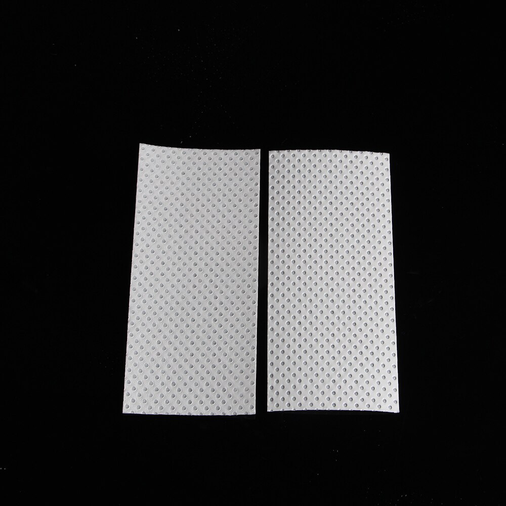 Misource 100 stk 160 x 70mm engangs eco pe fluff papirmasse vandabsorptions madbakke superabsorberende pude: Hvid