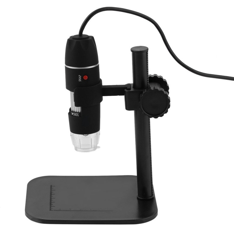 -Digitale USB Microscoop 50X ~ 500X Elektronische Microscoop 5MP USB 8 LED Digitale Camera Microscoop Endoscoop Vergrootglas