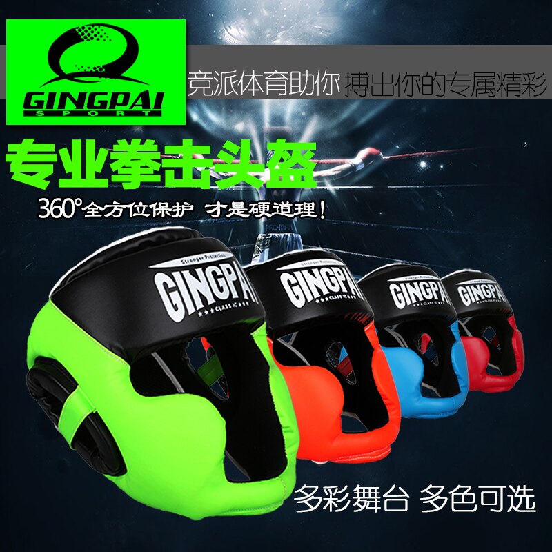 4 Colors MMA Muay Thai Boxing Helmet Kick Training Sparring In MMA TKD Fitness Equipment Grant Boxing Headgear