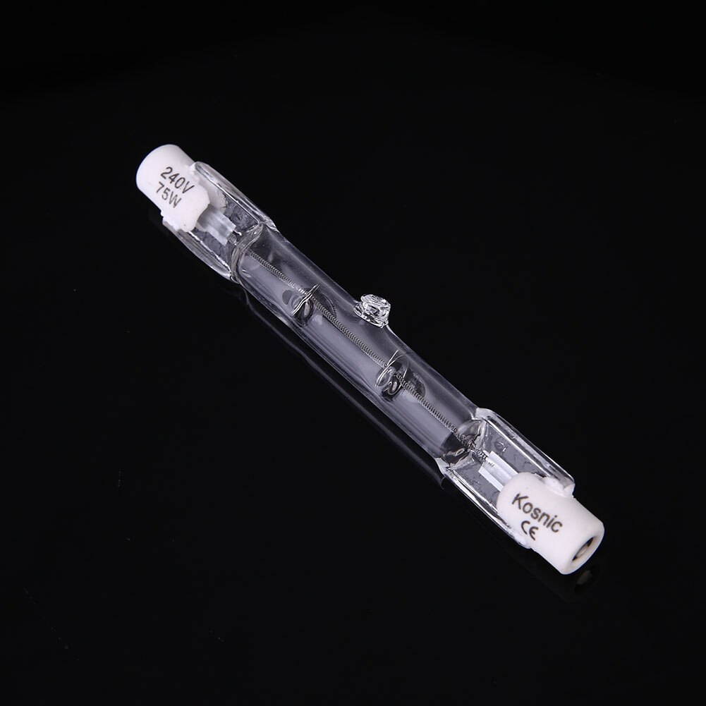 78MM 75W Halogen Licht Jod Wolfram Lampe Birne Leuchte Startseite Langlebig