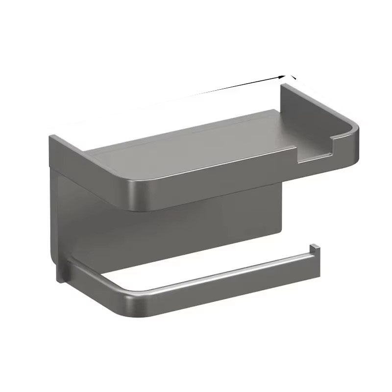 Toilet Paper Holder Plastic Storage Rack Kitchen Towel Placement Of Seasoning Bottles Bathroom Wall Roll Of P: Light Grey