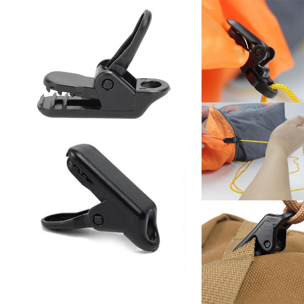 5/10/15 pcs plane clips alligator clip hook camping tent holder canvas tighten caravan pine grip tent accessories