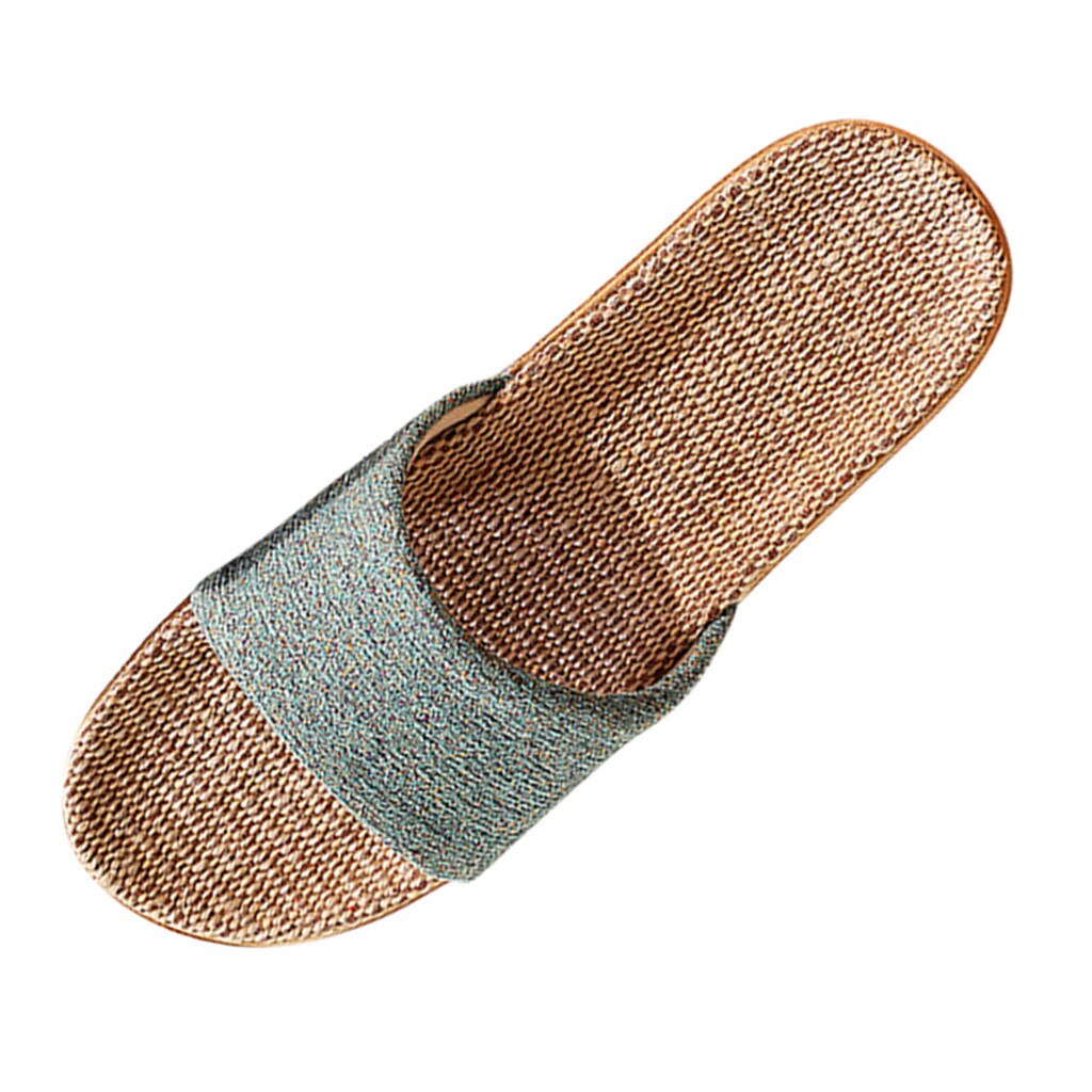 Damen Sandalen Boho Übergrössen Strandpantoffeln Outdoor Strand Flacher Absatz B