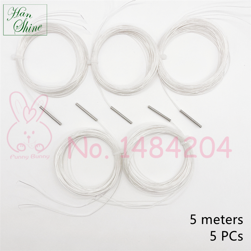 5 PCS Rtd Pt100 Probe 3mm * 30mm 1m 2m 5m 2 Wire High Temperature Sensor -50~200 °C Platinum Resistance PT 100 Temp Detector: Blue
