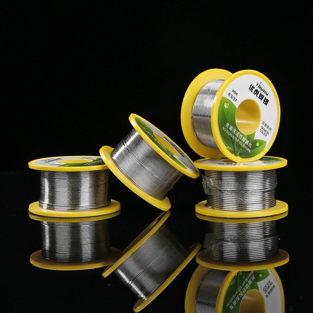 Solder wire 50g 0.5mm 0.8mm 1.0mm Wire Melt Rosin Core Solder Soldering Wire Roll No-clean Welding Accessories