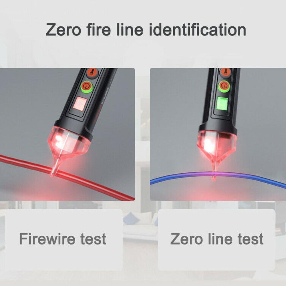 AC Voltage Electric Compact Pen Current Testing Pencil 12V/48V-1000V log Finder Voltage An Breaker Circuit Sensitivity T7D4