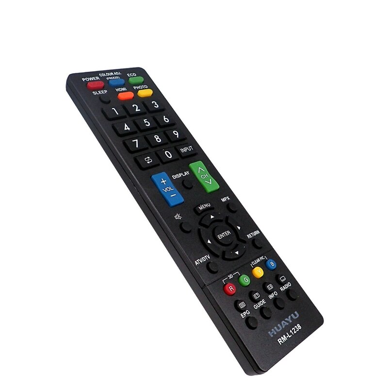 Universal fjernbetjening til lcd led tv hd plasma rm -l1238 erstatning for shap