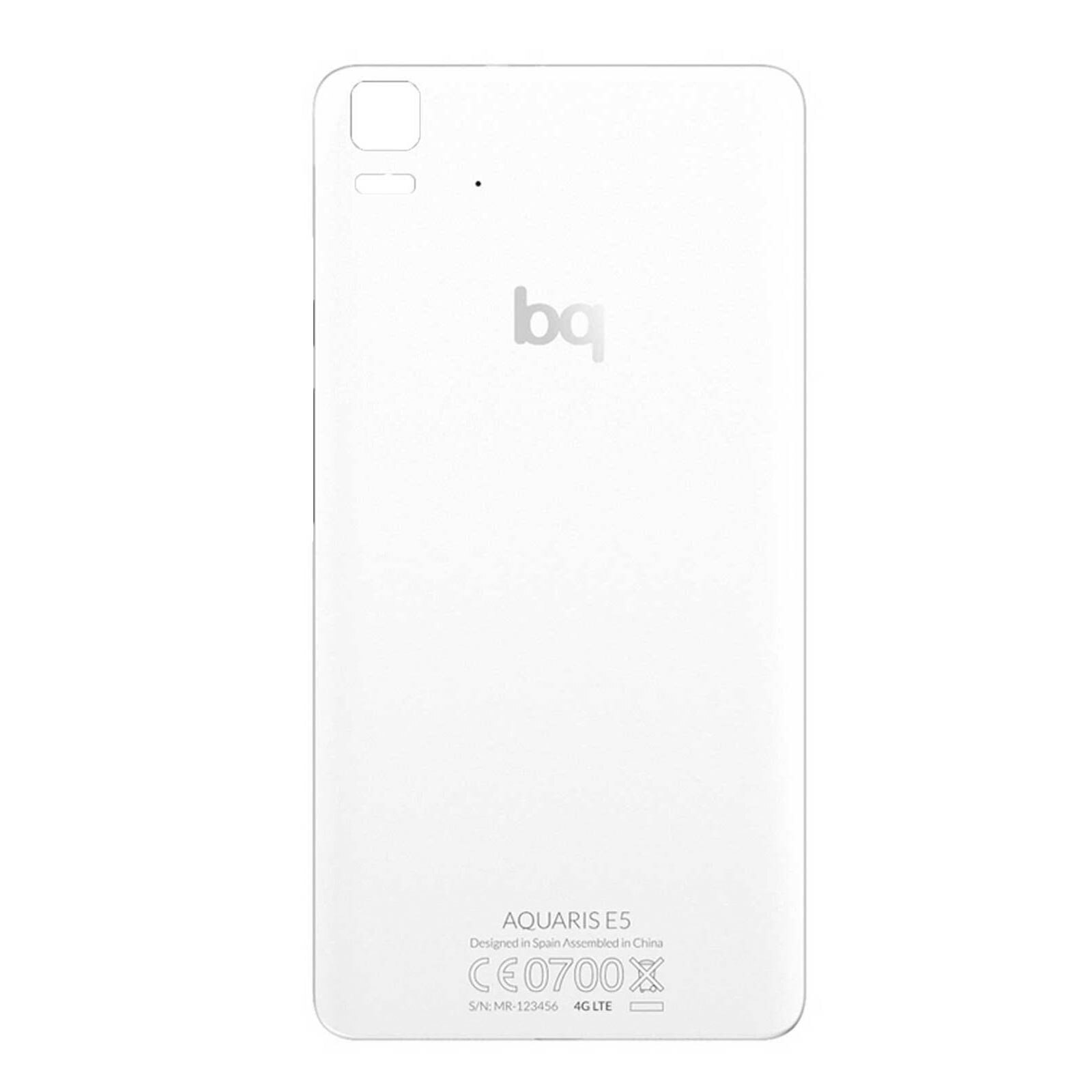 BQ Aquaris E5 4G Weiß zurück abdeckung Original verwendet