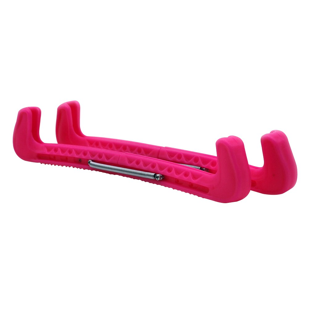 Herramienta de protección de hoja de cubierta para patines, accesorio de protección de primavera ajustable, para patinaje al aire libre, portátil, Hockey sobre hielo, 1 par