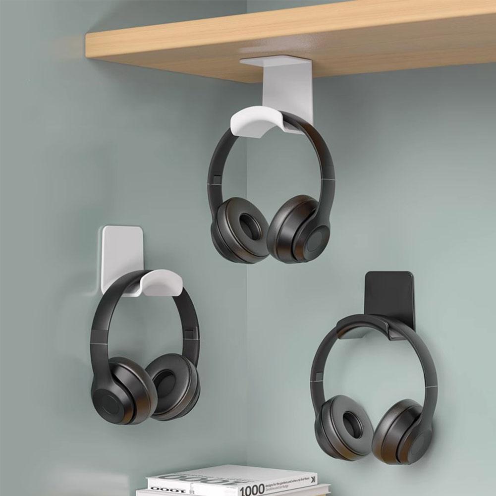 Universal Headphone Stand Adhensive Plastic Wall – Grandado