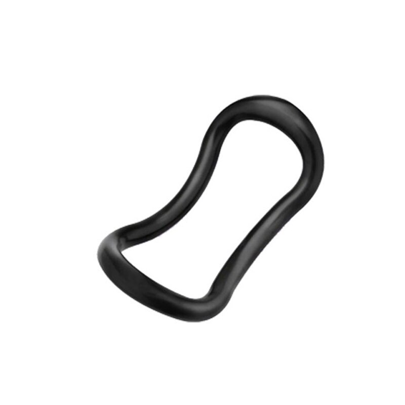1pc anneau de Yoga Pilates cercle Yoga fitness échauffement étirement outil Fitness corps outil: Black