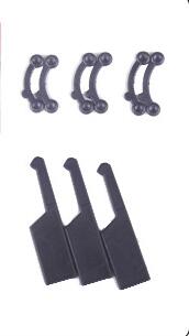 6 Stks/set 3 Size Beauty Neus Omhoog Lifting Bridge Shaper Massage Tool Geen Pijn Neus Shaping Clip Clipper Vrouwen Meisje massager: 1Set